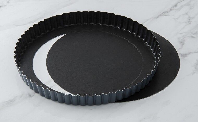 Matfer Bourgeat Tourtière cannelée Exopan fond mobile - Diamètre 24 cm Matfer Bourgeat Tourtière cannelée Exopan fond mobile - Diamètre 24 cm