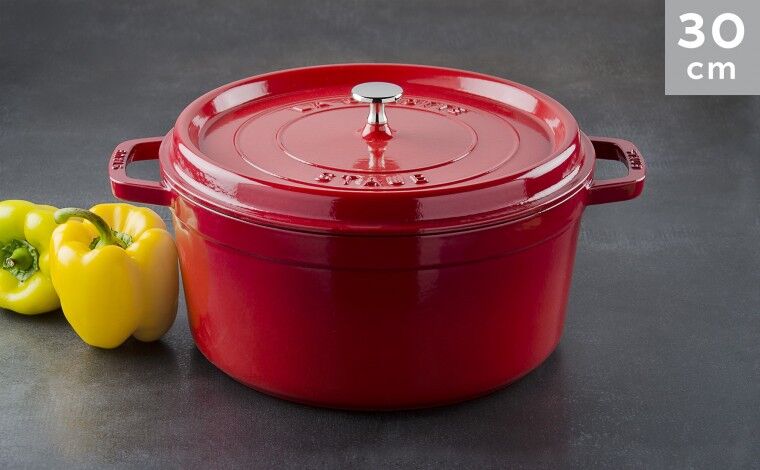 Staub Cocotte Staub Cerise ronde 30 cm Staub Cocotte Staub Cerise ronde 30 cm
