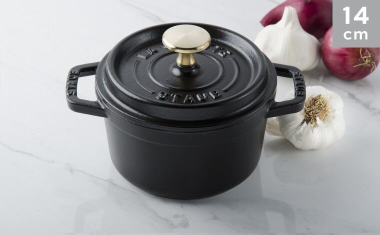 Staub Cocotte fonte noire 14 cm Staub Cocotte fonte noire 14 cm