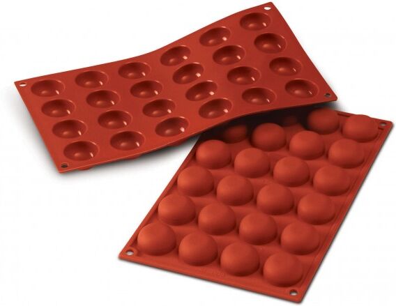 Silikomart Moule silicone 24 pomponnettes Silikomart Moule silicone 24 pomponnettes