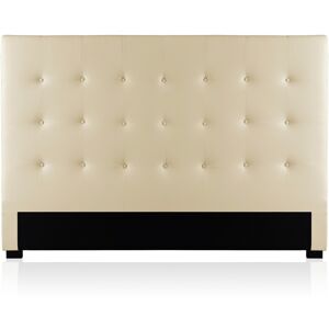 IntenseDeco Tête de lit capitonnée Premium 180cm Beige