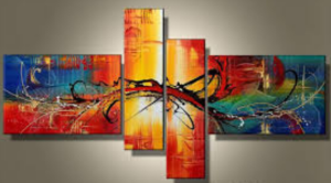 EVA JEKINS Tableau moderne coloré EVA JEKINS Tableau moderne coloré