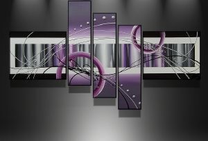 EVA JEKINS Tableaux design Purpple Luxya EVA JEKINS Tableaux design Purpple Luxya