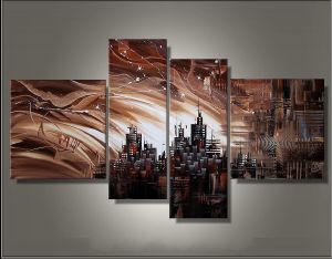 EVA JEKINS Tableau design City Lumière EVA JEKINS Tableau design City Lumière