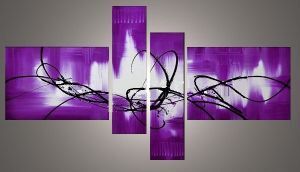 EVA JEKINS Tableaux design Mauve Chic EVA JEKINS Tableaux design Mauve Chic