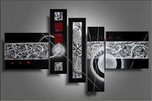 EVA JEKINS Tableaux design  Quinto Métal  rouge EVA JEKINS Tableaux design  Quinto Métal  rouge