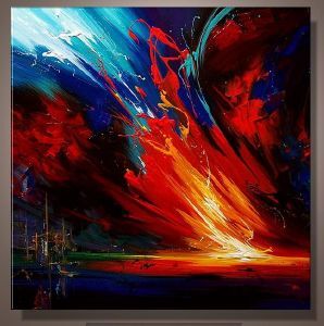 EVA JEKINS Tableau design Eclat de lumière EVA JEKINS Tableau design Eclat de lumière