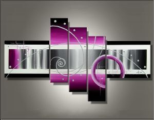 EVA JEKINS Tableau design Circles Fuschia EVA JEKINS Tableau design Circles Fuschia