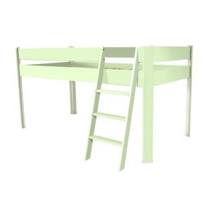 ABC MEUBLES Lit Compact sureleve enfant 90x190 Vert Pastel 90x190 Vert Pastel