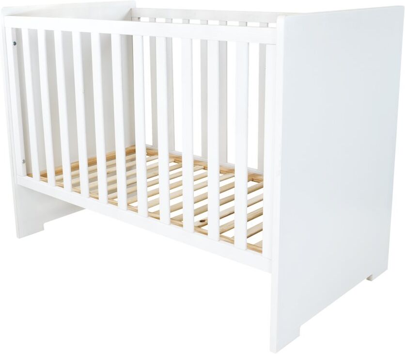 ABC MEUBLES Lit bébé Floride - / - Blanc ABC MEUBLES Lit bébé Floride - / - Blanc