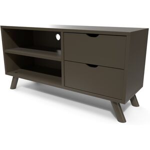 ABC MEUBLES Meuble TV Scandinave bois Viking Wenge Wenge