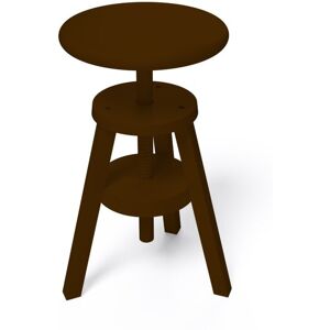 ABC MEUBLES Tabouret à vis en bois - - Wengé - / - Wengé