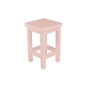 ABC MEUBLES Tabouret droit bois made in France - - Rose Pastel - / - Rose Pastel