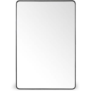 NV GALLERY Miroir SILENCE Miroir Verre metal noir 180x120 Noir