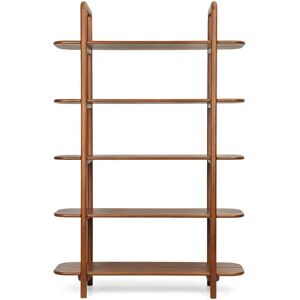 NV GALLERY Etagere et bibliotheque ASHAKI Etagere bibliotheque Bois de noyer veine H180 Marron