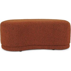 NV GALLERY Banc cosy ENZO - Pouf, Rouille bouclee, L100 Rouille