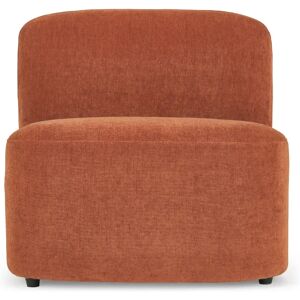 NV GALLERY Fauteuil modulable TODD - Fauteuil modulable, Velours marron cannelle Marron