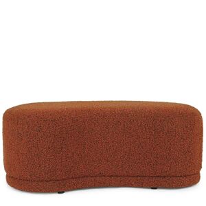 NV GALLERY Banc cosy ENZO - Pouf, Rouille bouclée, L100 Rouille