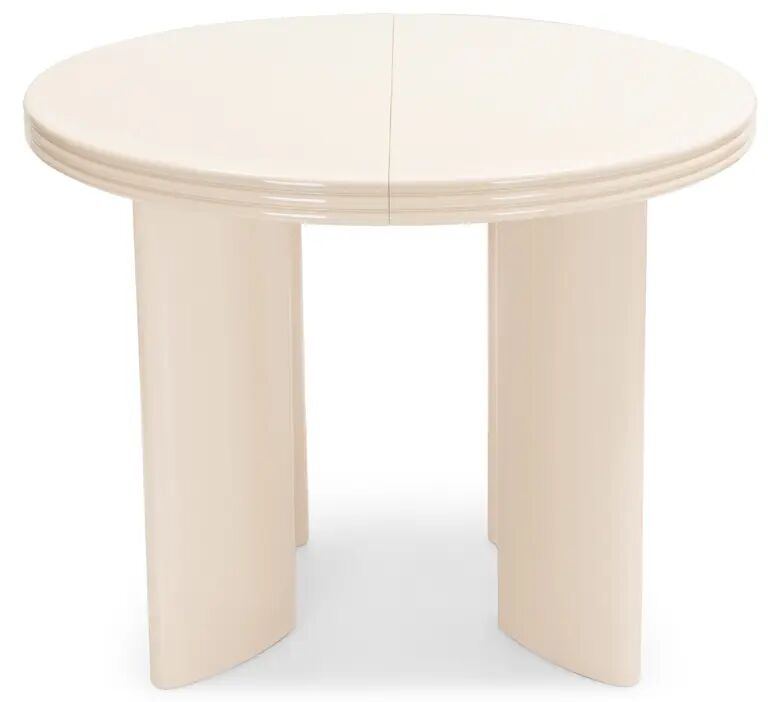 NV GALLERY Table à manger extensible MIRA - Table à manger extensible, pour 4-8 personnes, Bois beige glossy, L100-180 Beige