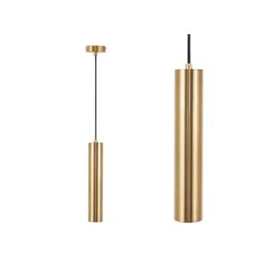 NV GALLERY Suspension TARTAN - Suspension, Metal dore & cordage noir, H30 ajustable Dore