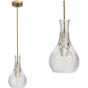 NV GALLERY Suspension ADLER Suspension Verre carafe H24 Dore