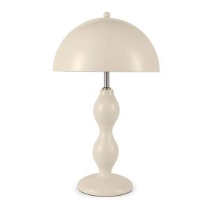 NV GALLERY Lampe de table POWERS - Lampe de table, Beige satiné Beige