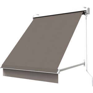 SUNNY INCH ® Store de fenetre a projection avec coffre - 100 x 70 cm - Taupe