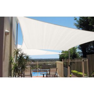 SUNNY INCH ® Voile d'ombrage impermeable 220g/m² - 4 x 3 m - Haute densite - Tissu deperlant