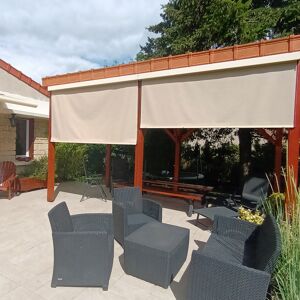 SUNNY INCH - SR1980 - Dune - 1.4 x 2.5 m - Store vertical extérieur - Publicité SUNNY INCH - SR1980 - Dune - 1.4 x 2.5 m - Store vertical extérieur - Publicité