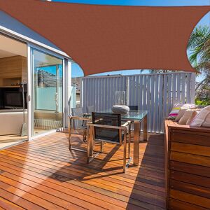 SUNNY INCH ® Voile d'ombrage carré 280g/m² - 5 x 5 m - Haute densité résistante au vent - Tissu micro-aéré - Publicité SUNNY INCH ® Voile d'ombrage carré 280g/m² - 5 x 5 m - Haute densité résistante au vent - Tissu micro-aéré - Publicité
