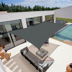 SUNNY INCH ® Voile d'ombrage rectangulaire 280g/m² - 4 x 3 m - Haute densité résistante au vent - Tissu micro-aéré - Publicité SUNNY INCH ® Voile d'ombrage rectangulaire 280g/m² - 4 x 3 m - Haute densité résistante au vent - Tissu micro-aéré - Publicité