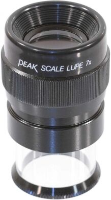 Peak Loupe de Mesure PEAK 7x avec Jeu d'echelles Peak Loupe de Mesure PEAK 7x avec Jeu d'echelles