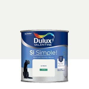 Dulux Valentine Si Simple! - Peinture toutes pièces - Satin Le Blanc - 0,5L