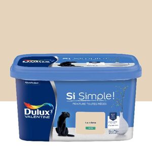 Dulux Valentine Si Simple! - Peinture toutes pièces - Satin Le Crème - 2,5L