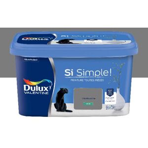 Dulux Valentine Si Simple! - Peinture toutes pièces - Satin L'Anthracite - 2,5L