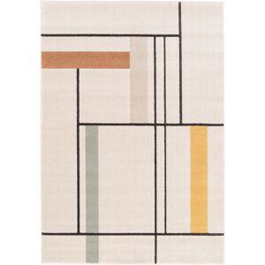 160x230 Tapis de salon motif graphique - Urban - Beige