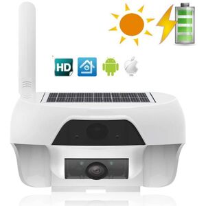 Grantek Caméra WiFi Solaire Extérieure Autonome HD