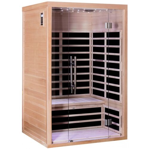 Sauna infrarouge panneaux carbone 2160W LUXE 2 places - SNÖ