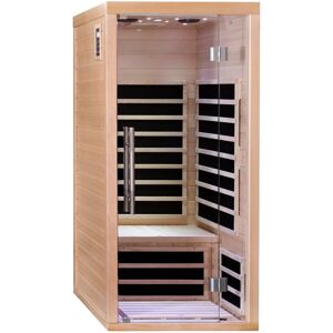 SNÖ Sauna infrarouge panneaux carbone 1670W LUXE 1 place - SNÖ