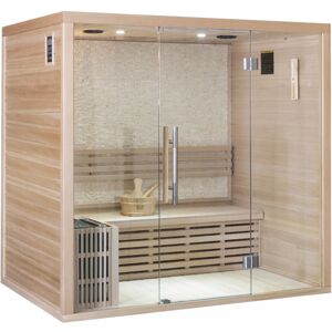 Sauna traditionnel LUXE 4 places SNÖ + poele SAWO 8000W