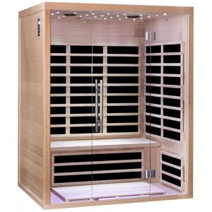 SNÖ Sauna infrarouge panneaux carbone 2220W LUXE 3 places - SNÖ