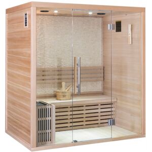 SNÖ Sauna traditionnel LUXE 3 places SNÖ + poêle SAWO 4500W