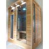 Sauna infrarouge panneaux carbone 2250W 3 places - SNÖ