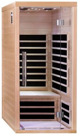 SNÖ Sauna infrarouge panneaux carbone 1670W LUXE 1 place - SNÖ SNÖ Sauna infrarouge panneaux carbone 1670W LUXE 1 place - SNÖ