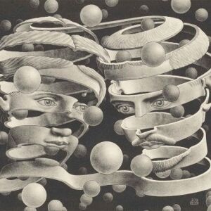 M.C. Escher Papier peint panoramique Bound of Union