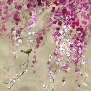 Designers Guild Papier peint panoramique Shinsha Blossom Scene 1