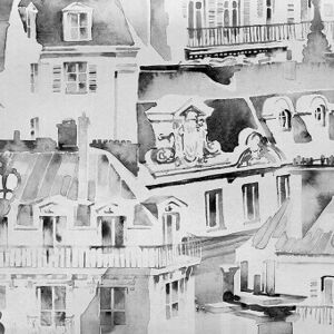 Code Papier peint panoramique Tetti Parigi