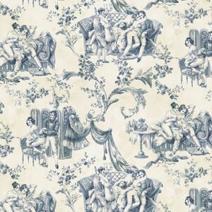 Pascale Risbourg Papier peint Erotic Toile de Jouy