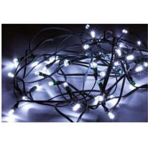 Guirlande Solaire LED 20M 200LED IP44, 8 Modes - Cable Vert, Blanc Froid - SILAMP