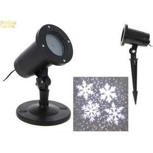 Projecteur de Noël LED 6W 12V IP44 - motifs flocons - SILAMP